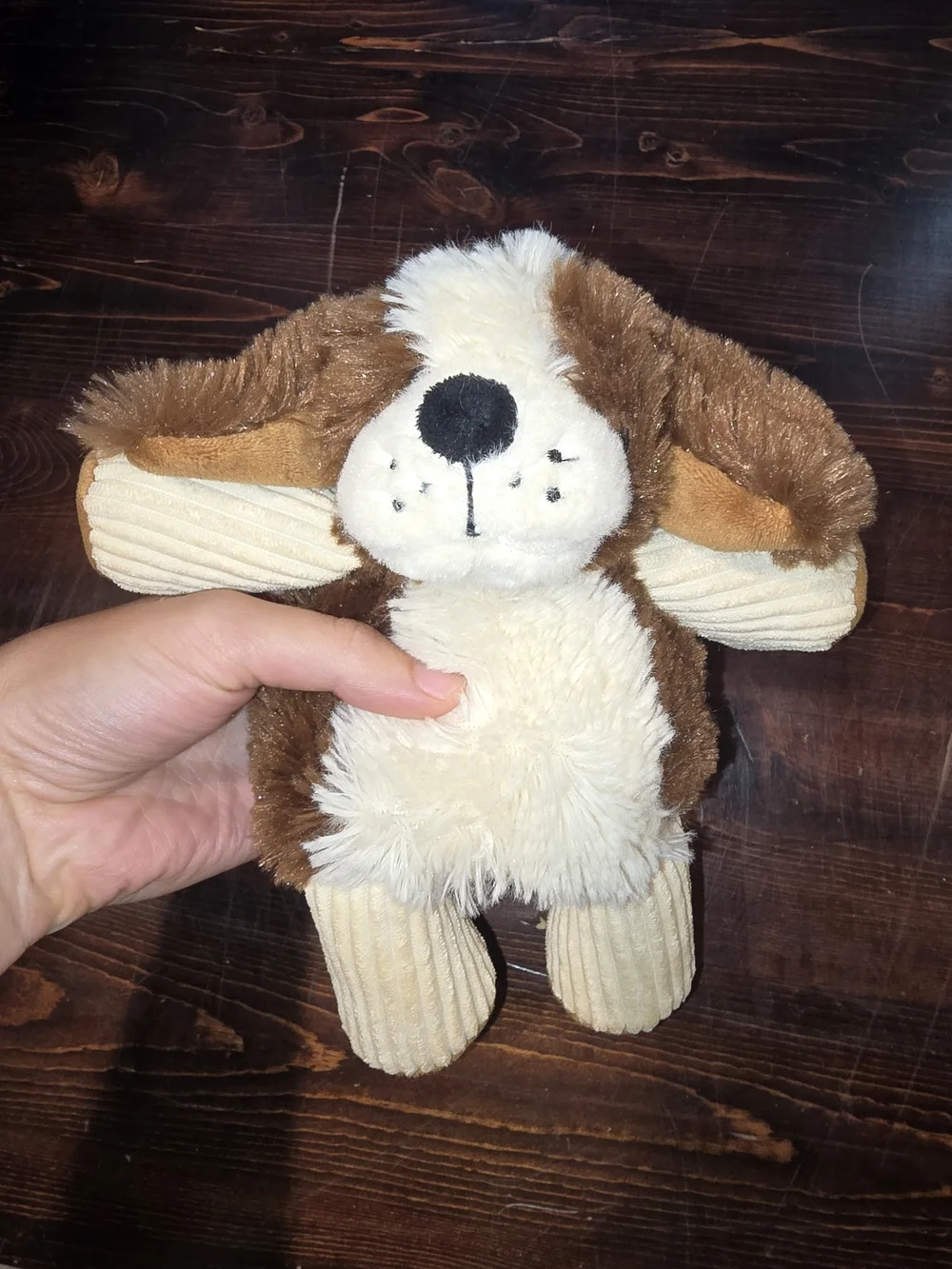 ​Scentsy Buddy Puppy Dog Plush Corduroy Zipper Pocket